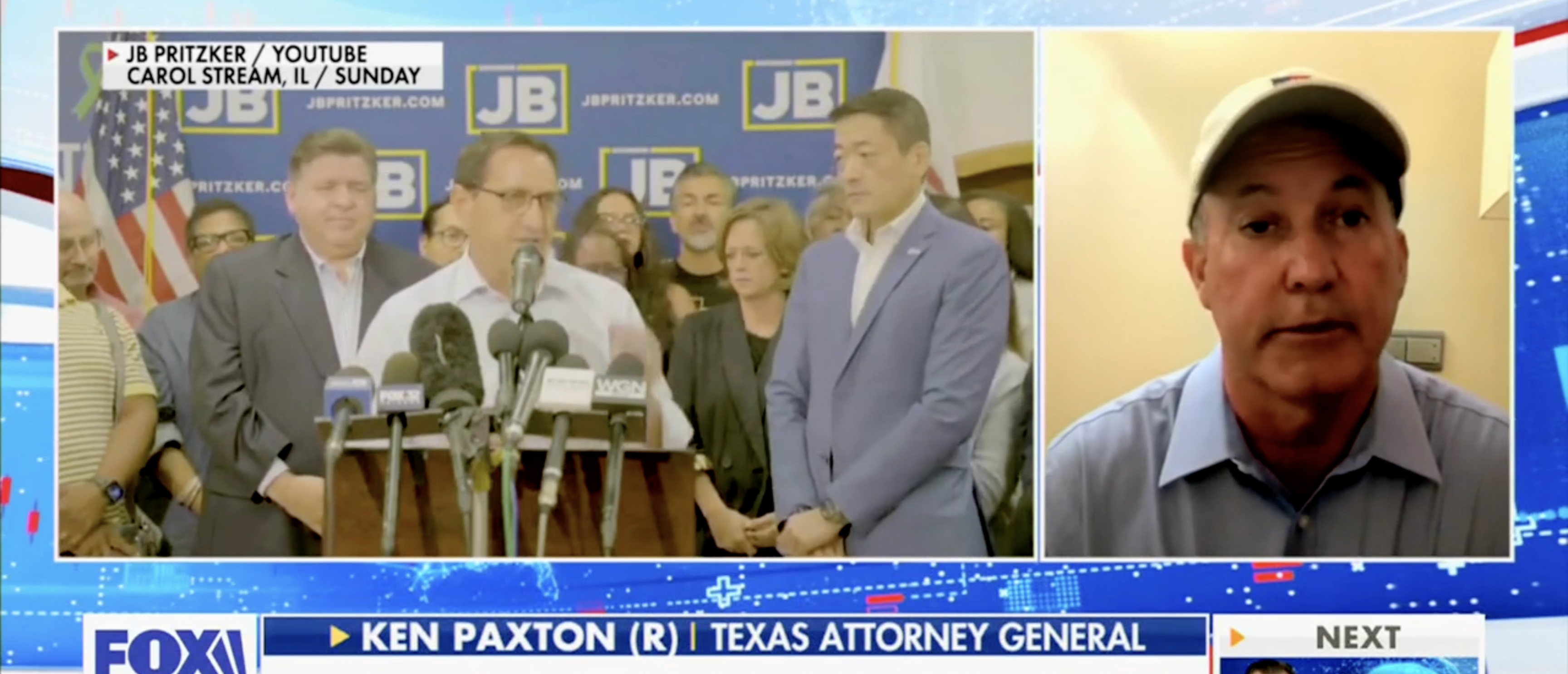 Ken Paxton on "The Bottom Line" discussing Dems [Screenshot/Fox Business/"The Bottom Line"]